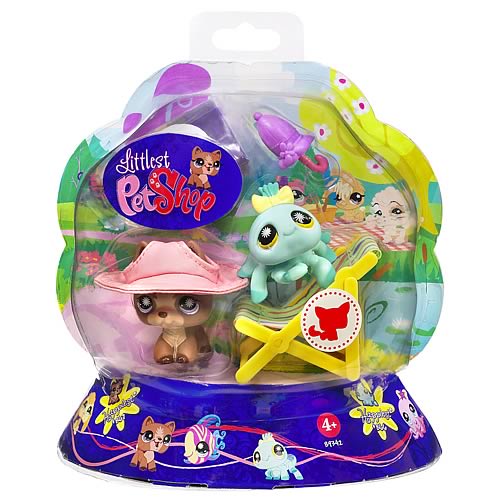 Littlest Pet Shop Spring Pets Spider and Shepherd, Not Mint